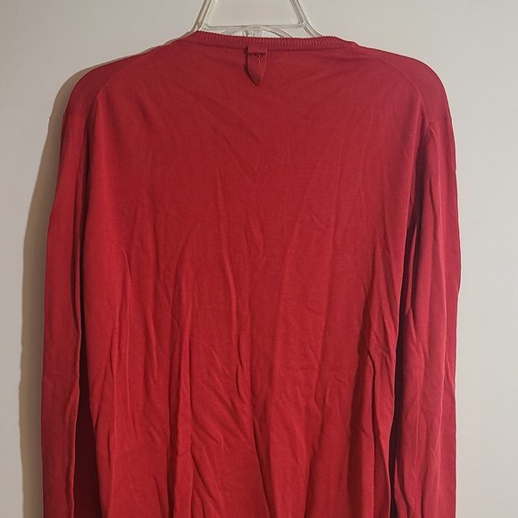 New With Tags Billionaire Couture Sweater Red MSRP $570 Mens Size Large - Picture 5 of 8